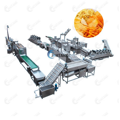 자연적인 즉시 전기 감자 손가락 칩 기계 2000kg/h