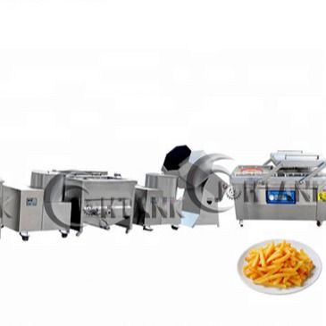 소규모 전자동 감자튀김 기계 500kg/H