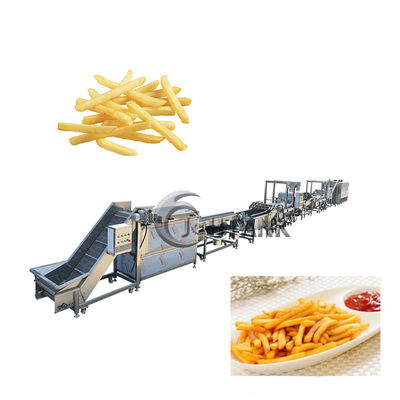 언 감자 튀김 질경이 칩을 위한 전기 감자 칩 생산 라인 500kg/h